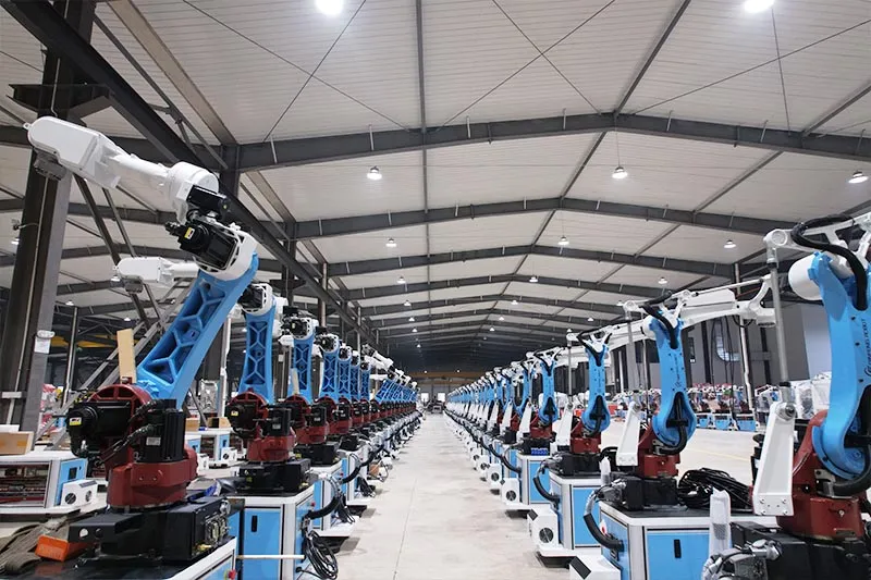 冲压机器人总装车间
